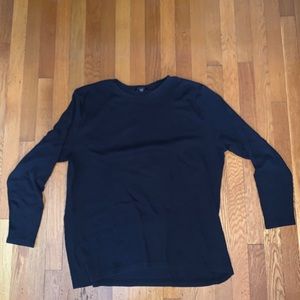 Structure Crewneck Sweater. Black. Size XXL.